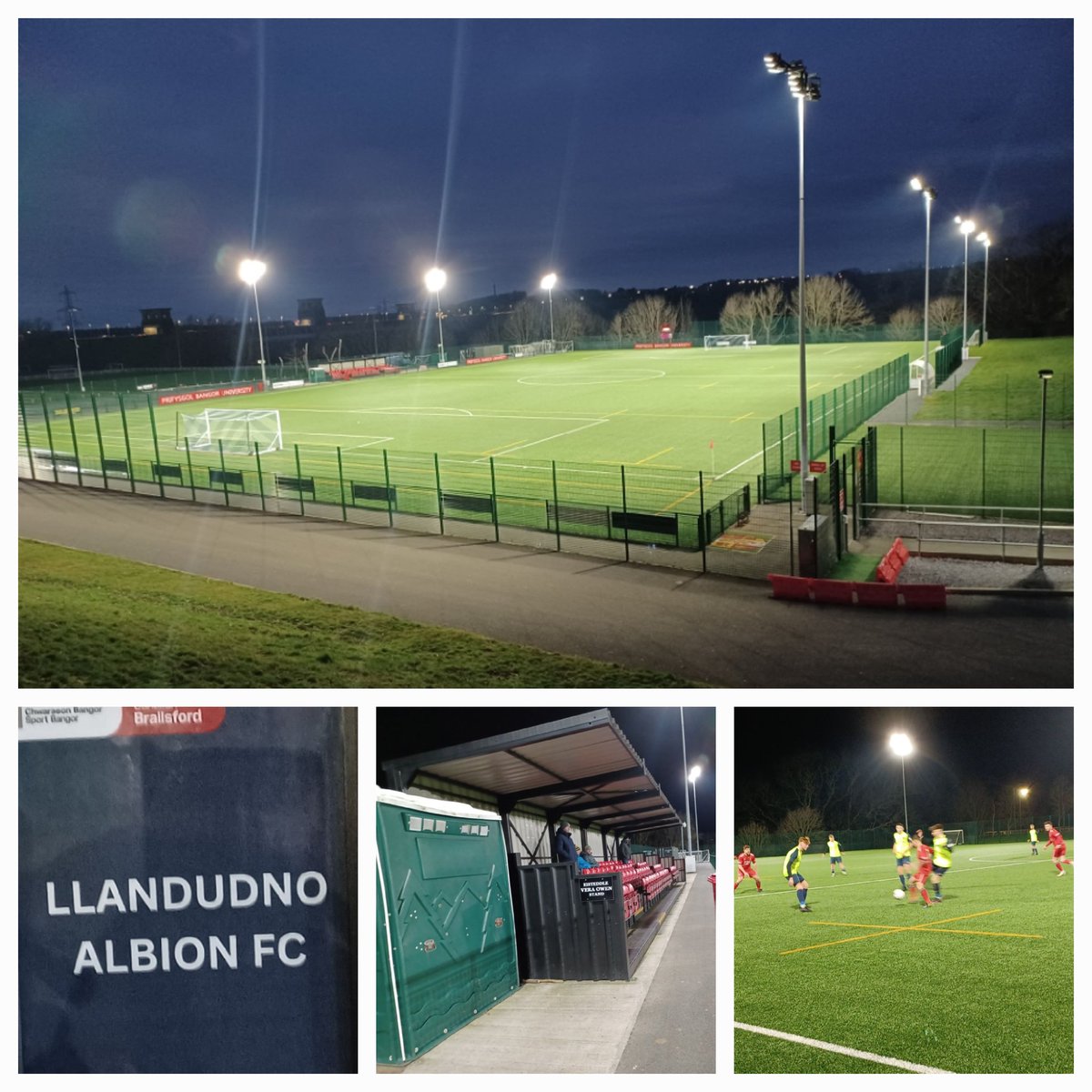 +124. New 1 for me @BangorUni Treborth playing fields to see @LlandudnoAlbion before they finish. A fairly even affair 1st half, until home side went down to 10. Difficult to tell at times which team was a man short 2nd half. @LlandudnoAlbion 1 @LLANRWSTUTD_FC 1. #ArdalNW.