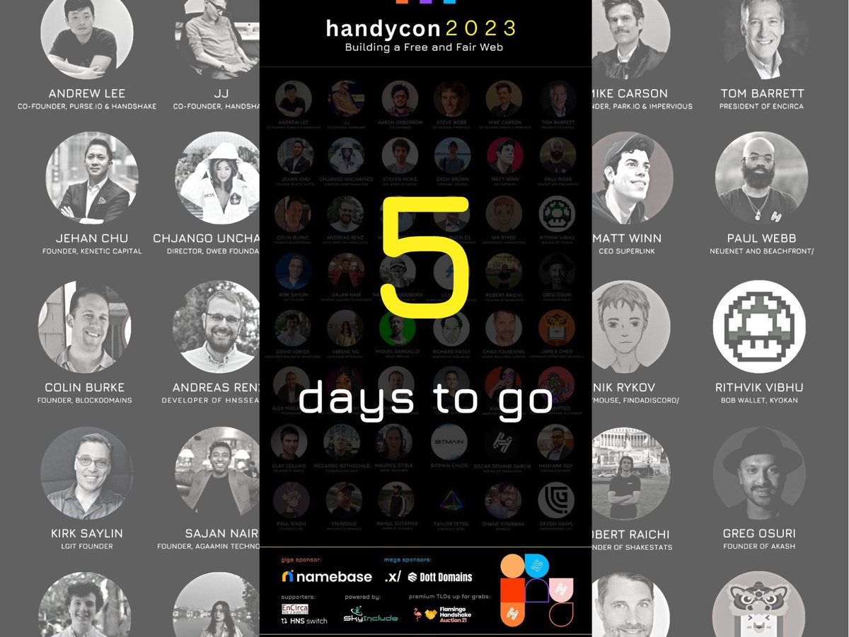 handshakecon's tweet photo. We got curious & asked AI what the top questions people were asking online about the Handshake Blockchain.
Let's answer these @ HandyCon.🤝
Don't forget to Register. It's FREE! https://t.co/68PRfxUtm5
#Handshake #blockchain #HandshakeProtocol $hns #domains #dweb #decentralized https://t.co/uBa5sKropX