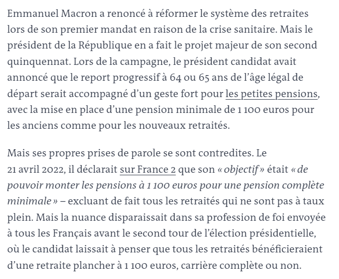 razoor777's tweet photo. Lors de la campagne présidentielle, E. Macron a menti: il avait annoncé la mise en place d’une pension minimale de 1100 euros pour tous les retraités.
Idem dans sa profession de foi envoyée à tous les Français avant le 2e tour de l’élection présidentielle.
https://t.co/z5sa86coBv https://t.co/PC1tbG3uuP
