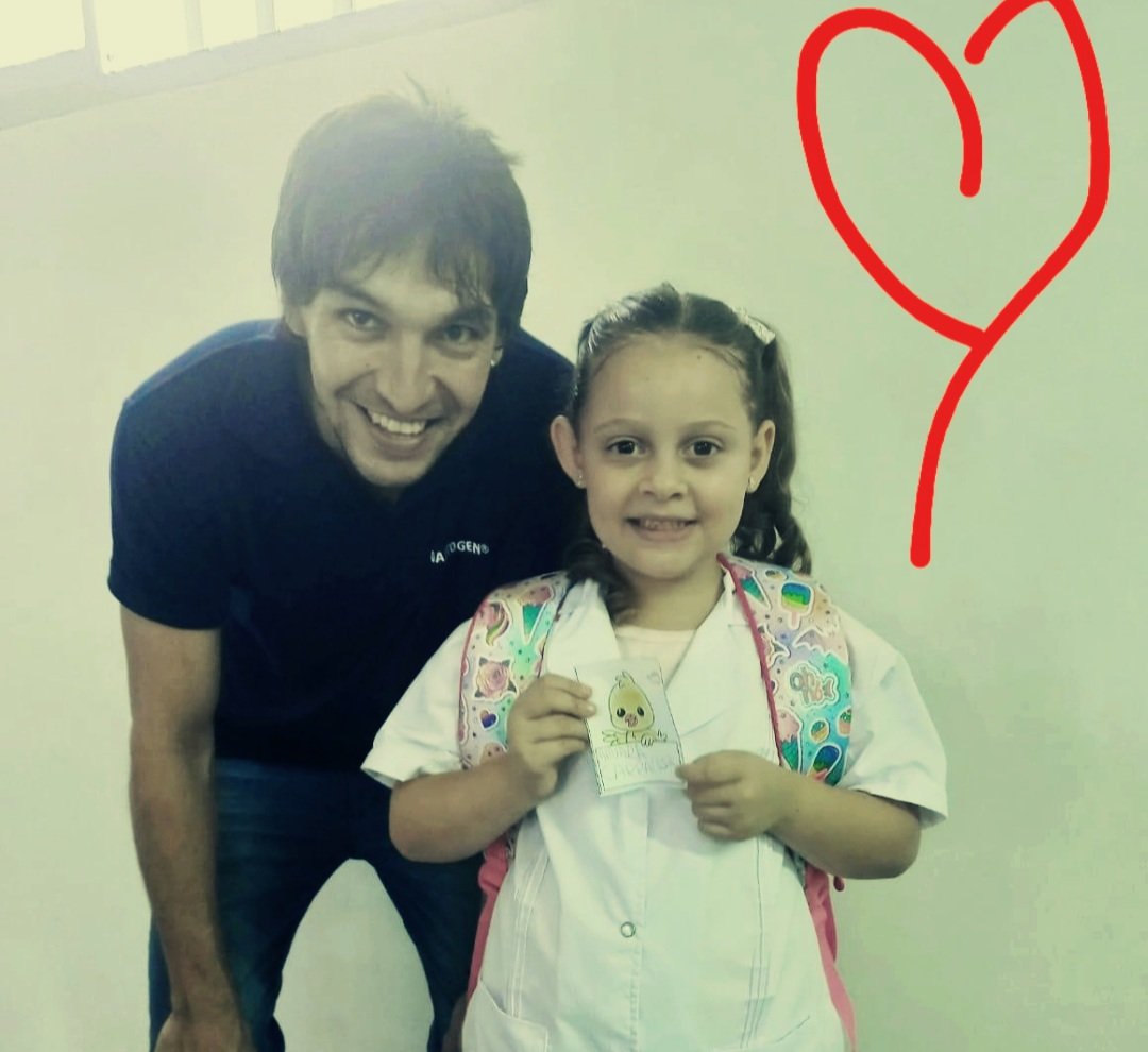 1er Grado. Ella 🤩.. #Ainara #PPD #SiempreVos ..  - Con verte crecer, tengo bastante..." 🎶❤