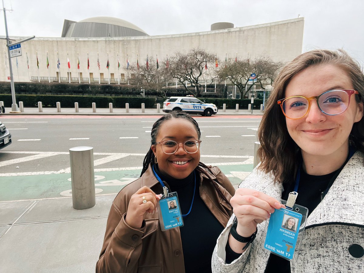 Made it to NYC for #CSW67 🇺🇳 

I’m excited for a great week of global collaboration for the advancement of gender equality - especially with other youth leaders 🌍🤝 

#Youthlead