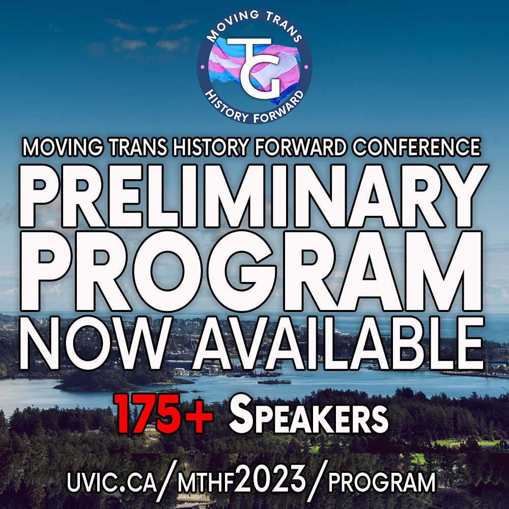 TransArchives's tweet image. 📢 BIG #MTHF23 NEWS! 📢

PRELIMINARY PROGRAM NOW AVAILABLE!

✅ 175+ Speakers
✅ Opening Ceremony
✅ Two-Spirit Trans+ Panel
✅ Framing Agnes 
✅ Elder &amp;amp; Youth Panels
✅ Julia Serano
✅ Digital Posters

👉 bit.ly/41IKoVA

🧵 1/2

#uvic #yyj #trans #archives