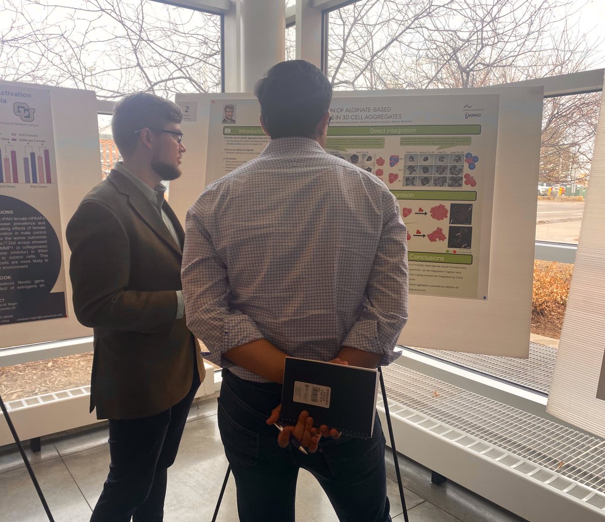 BurdickLab (@burdicklab) on Twitter photo Behind the scenes at Rocky Mountain Biomaterials Day w/ grad students - <a href="/riffe_morgan/">Morgan Riffe</a>, Alysse DeFoe, Stefan Pendlmayr (visiting student) Behind the scenes at Rocky Mountain Biomaterials Day w/ grad students - <a href="/riffe_morgan/">Morgan Riffe</a>, Alysse DeFoe, Stefan Pendlmayr (visiting student)