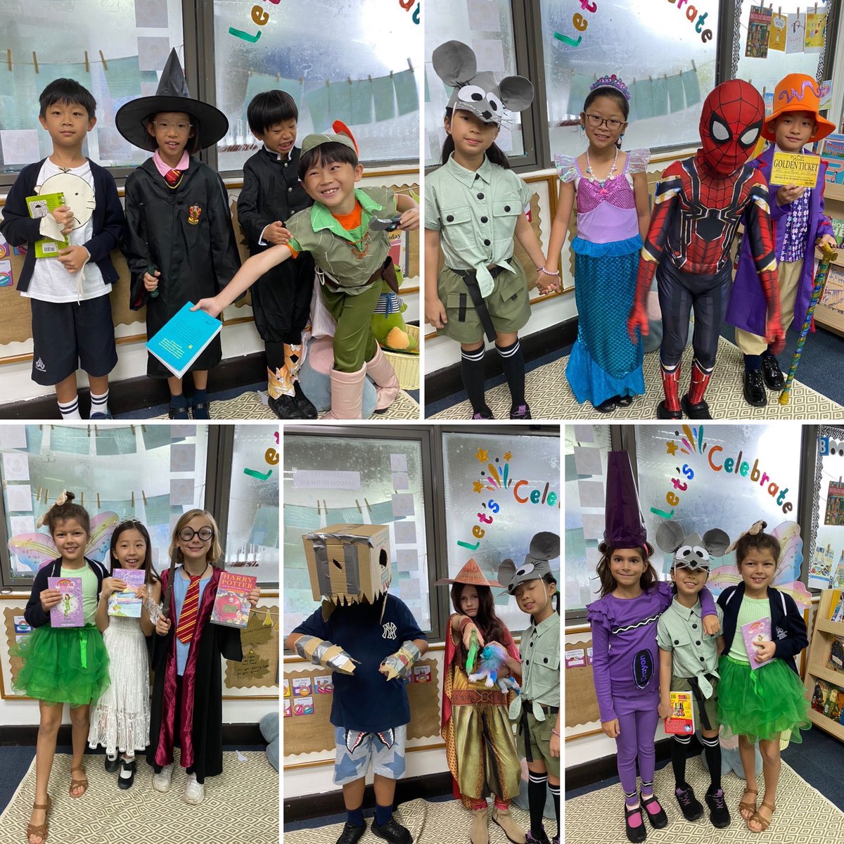 MCMPrePrep's tweet photo. The pupils and Beaks from Year 3 enjoyed dressing up as some of their favourite book characters on Friday. Can you work out which books they are from? #WorldBookDay #MCMYear3 https://t.co/wlahSmhJZ1