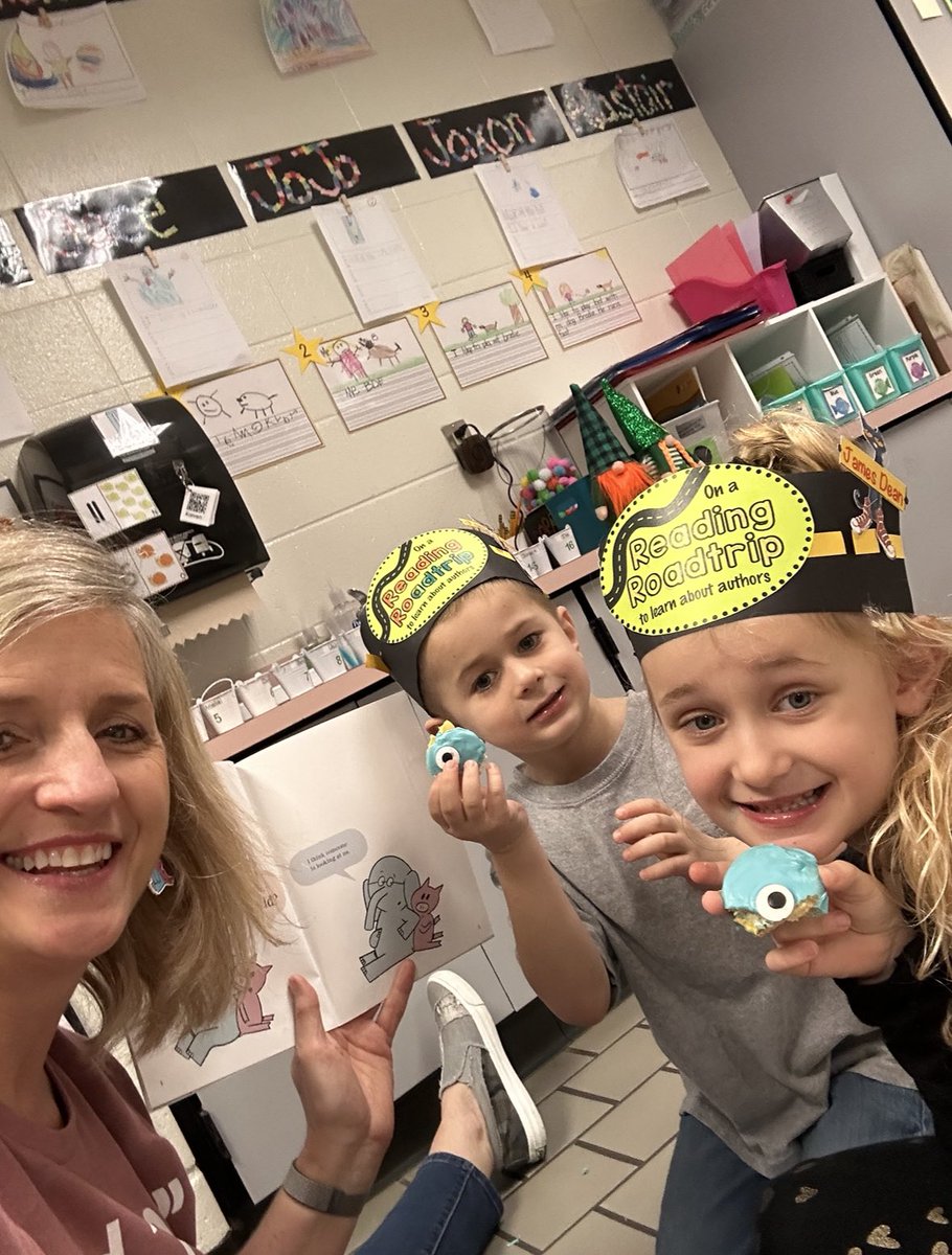 MandyGudnason's tweet photo. Kindergarten celebrated Read Across America week with a “Reading Roadtrip” to learn about authors! Mo Willems, Laura Numeroff, and James Dean we’re featured. A big Thank You to our parent volunteers! @MRESCougars #CCSD #CCSDcares https://t.co/lyjjWxYBHN