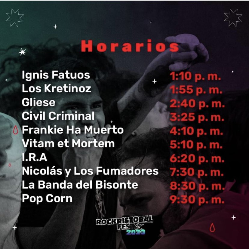 HagalaU los invita a celebrar el sonido del rock alternativo de Medellín y Colombia en el <a href="/RocKristobal/">RocKristobal Fest</a> con <a href="/Infexionrapunk/">I.R.A. Punk</a> + <a href="/frankiehamuerto/">frankiehamuerto</a> + <a href="/BandaDelBisonte/">La Banda del Bisonte</a> + <a href="/VITAMETMORTEM/">VITAM ET MORTEM</a> y otra corte poderosa.