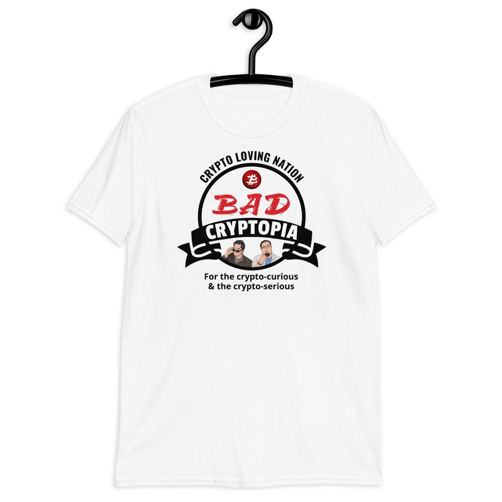 Support the guys at <a href="/badcryptopod/">The Bad Crypto Podcast</a> and get your cool Bad Cryptopia Unisex T-Shirt right now! 😎 
Only available at btcwardrobe.com/products/bad-c… 

Always remember to STAY BAD! #staybad #badcryptopod