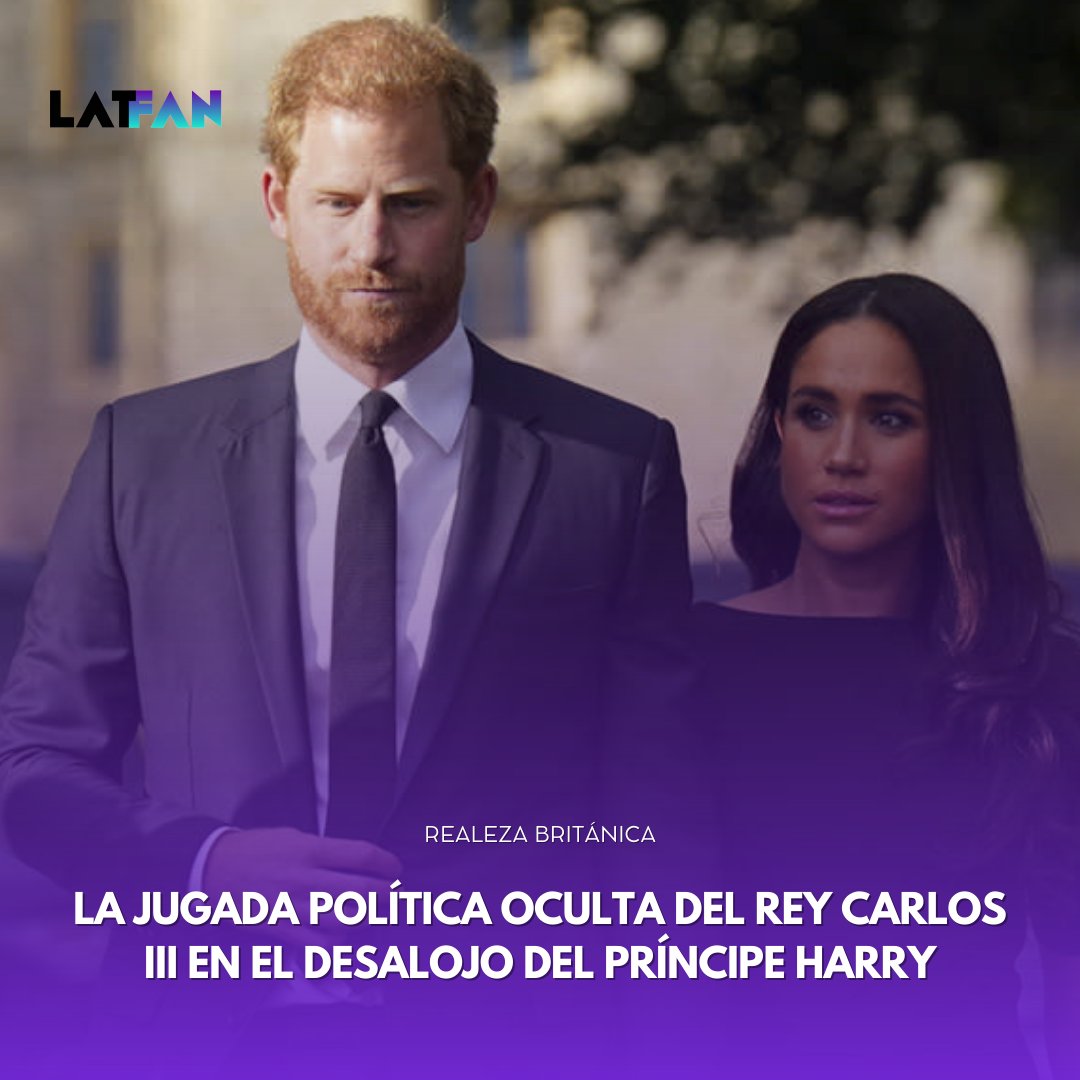 latfan_com's tweet photo. La acción ordenada por el rey Carlos III impide que el príncipe Harry pueda llegar a sustituirlo en caso de emergencia. Y eso lo logra quitándole el patrimonio real al duque de Sussex, según los expertos. https://t.co/6K9u1zCxPh