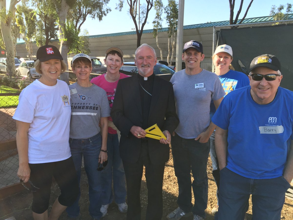 HabitatLA's tweet photo. We offer our sincere condolences to the family &amp; friends of Bishop David G. O'Connell of the Archdiocese of #LosAngeles @lacatholics . 
Join us as we celebrate his life and everything he has accomplished over the years. He will be missed dearly.
#Bishopoconnell #lacatholics https://t.co/o3XDwjj5pe
