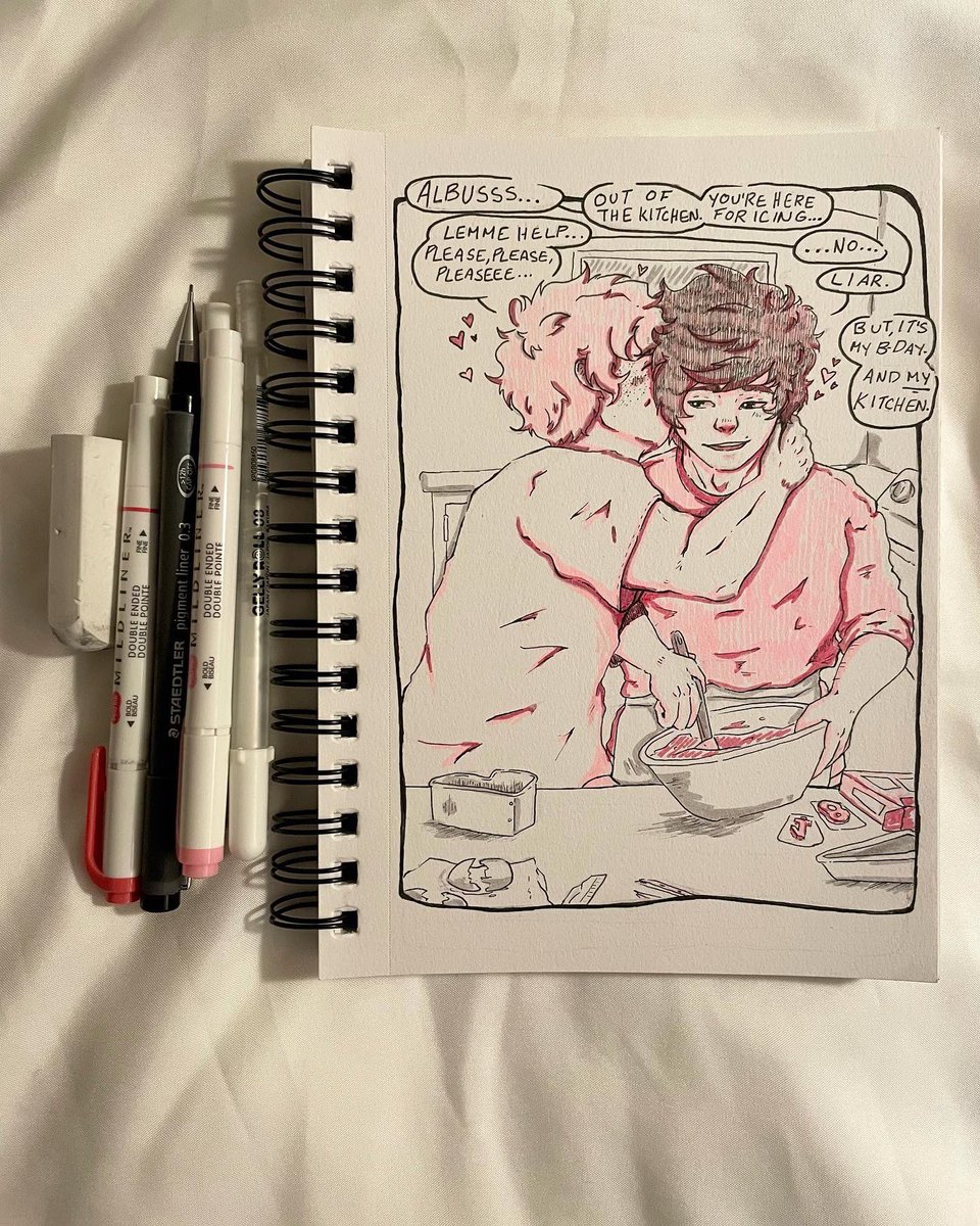 anthracite_ota's tweet image. Haha, nerds.
-
#prjCMCS #CMCS #callmecupidstupid #callmecupidstupidcomic #webcomic #webtoon #webtooncanvas #tapas #tapascomics #lgbt #lgbtwebseries #lgbtcomics #gay #bi #art #artwork #ink #traditionalart #sketch #sketchbook #valentines #originalcharacter #oc