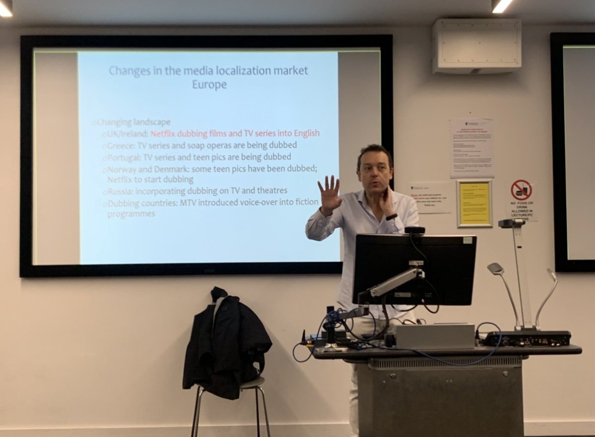 lusijing's tweet photo. Such a pleasure to be invited to talk about audience reception of #danmu #subtitles at Translation in Transnational Cinema and Global Media Conference at @LivUni 💗. Opening keynote by Professor Frederic Chaume on localising media content on OTT platforms. https://t.co/O8xP5UaL4g https://t.co/CPOuJxgFG1