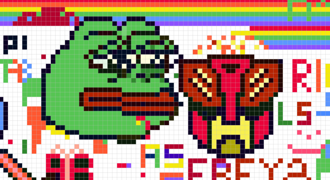 aesedepece's tweet photo. Some of my favorite areas in the #WittyPixels by @witnet_io canvas at the moment:
- Retro game characters district
- Pepe + Transformer corner
- Autograph City
#EthDenver #PaintToEarn #NFT #Metaverse https://t.co/IzUUTQLAYf