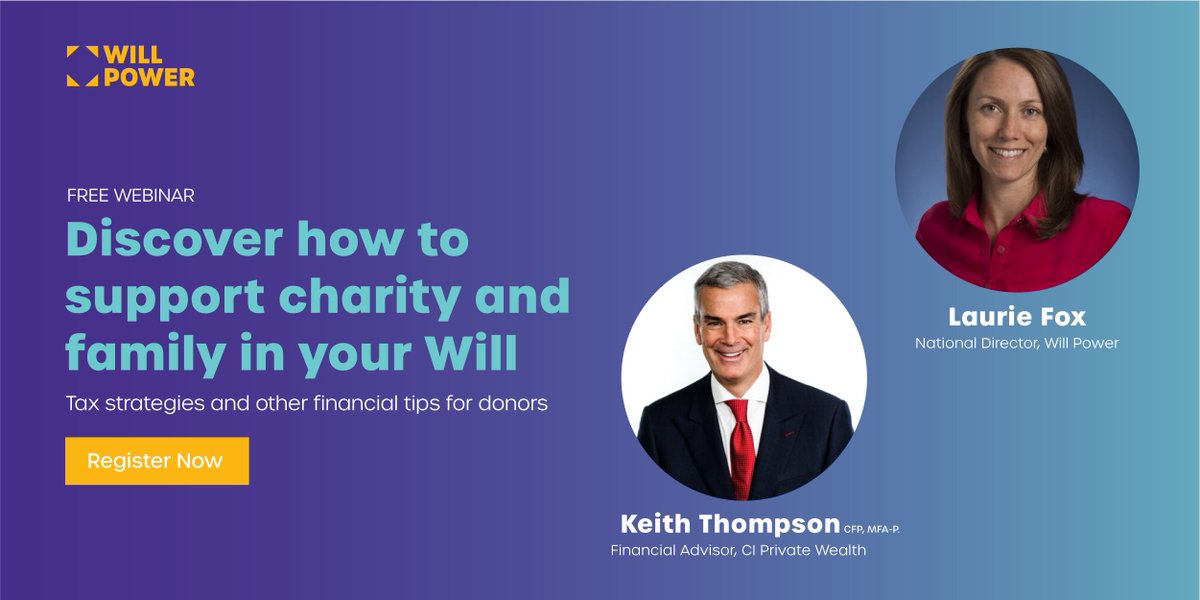 Tax season is a good time of year to think about your finances, and how you can “give smarter”, including through your Will. Join this FREE 30-min webinar on how to set up your estate to support loved ones and HLF, AND save on taxes. Register here: willpower.ca/webinar
