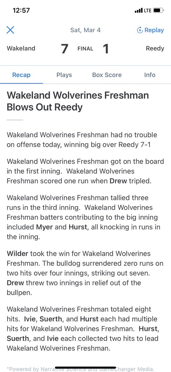 CarsonHurst25's tweet photo. Back to the diamond for two games today. Was a great day for The Land going 2-0!
Was behind the plate for both, went 2 for 4 with 2 RBI. Ready to play two more again tomorrow!
#WIT2 @WakelandBaseba1 @romeo_calhoun https://t.co/aoxmNnttaQ