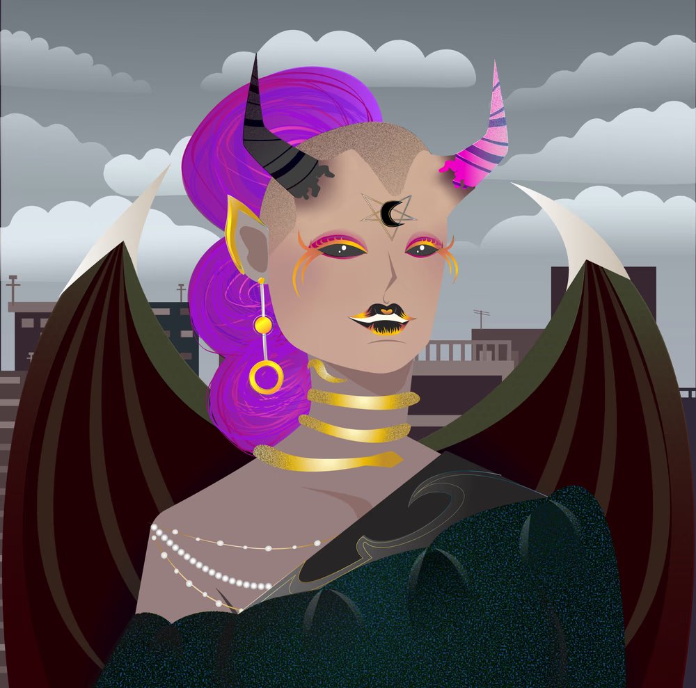 Happy FreakyFriday! 💕
We have a special announcement :

If you get Demonica you will also get a personalized portrait and this beautiful 3D version of your FreakyGirl

Only four FreakyGirls left!🔥