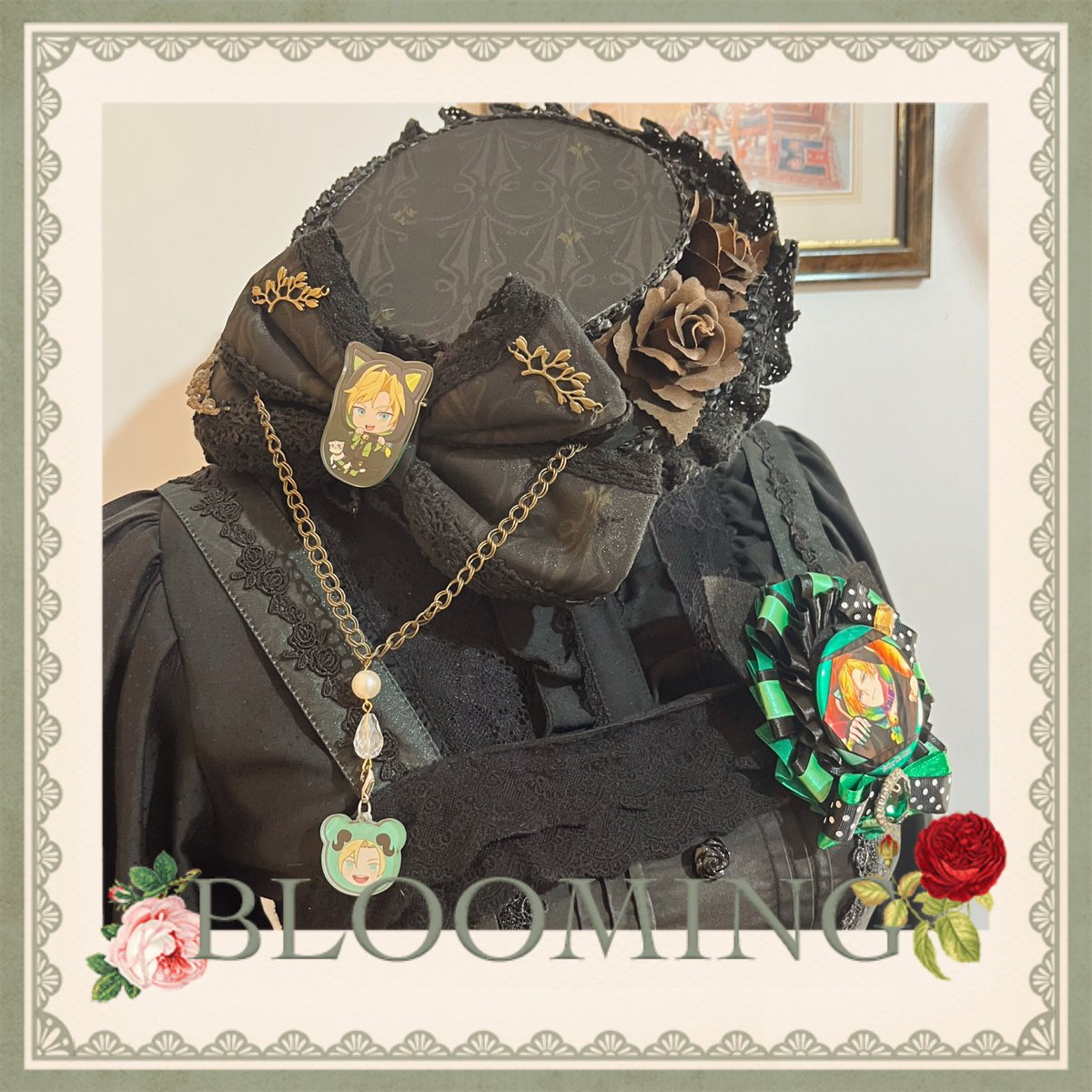 stnsm4yi's tweet image. ๐Jsk & Hat: BW Pudding
๐โโฌ Cat Rosette: @/Rierru
๐ Merch as accessories!