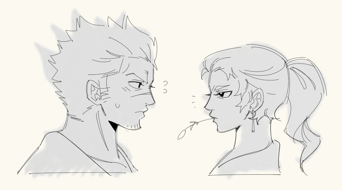 starr_void's tweet photo. another drawing but i actually trace over the silhouettes (kind of) 👍 https://t.co/2VI7nwOwif