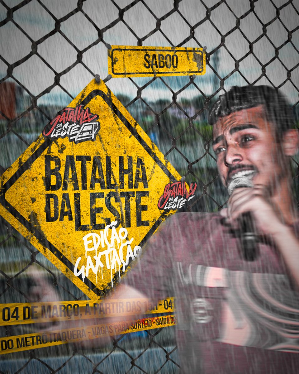 BatalhaDaLeste's tweet photo. Mais um mestre da Gaxtação confirmado!

Saboó MC! https://t.co/G9pd2bisAZ