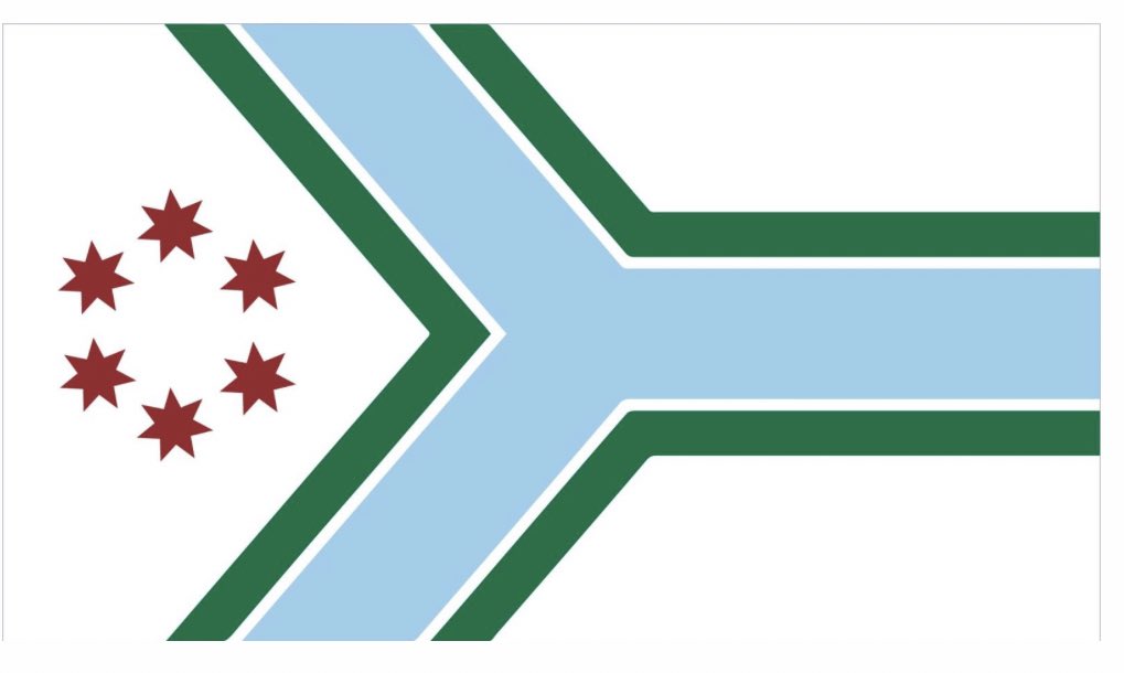 Come on State of Illinois! Cook County just adopted a banger of a new flag &amp; you can surely do a new flag too!