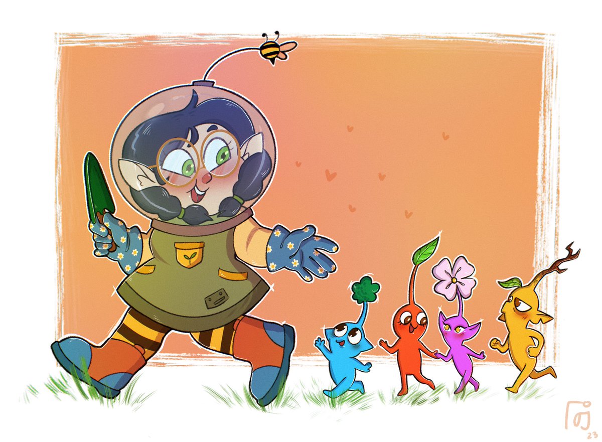 Captain willow and her flower pals! 🌱 #pikmin #toh #tohfanart #TheOwlHouse #theowlhousefanart #gusporter #willowpark #luznoceda #amityblight #huntertoh #HunterNoceda #luztoh #amitytoh #gustoh #willowtoh #disney #nintendo #au