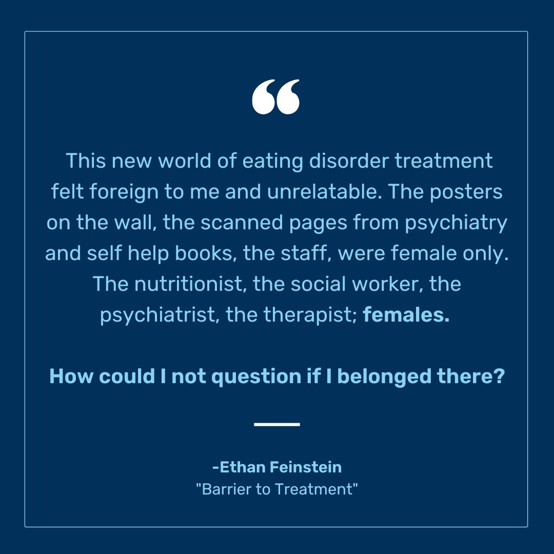 NEDAstaff's tweet image. Today on the NEDA Blog Ethan Feinstein discusses barriers to eating disorder treatment. Read the full blog here: nationaleatingdisorders.org/blog/barrier-t…
#EDAW #EDAW2023 #eatingdisorders #NEDA #edtreatment