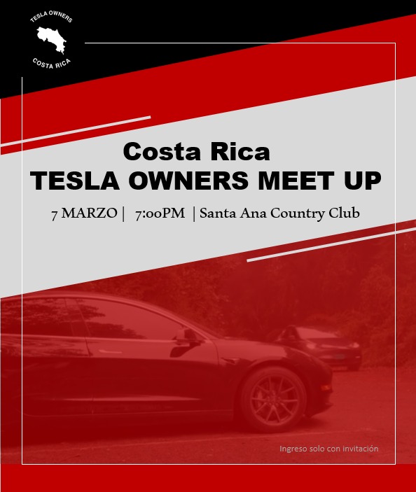 March 2023 Meetup of the Costa Rica Tesla family. <a href="/elonmusk/">Elon Musk</a> you are welcome to join us. <a href="/Tesla/">Tesla</a>