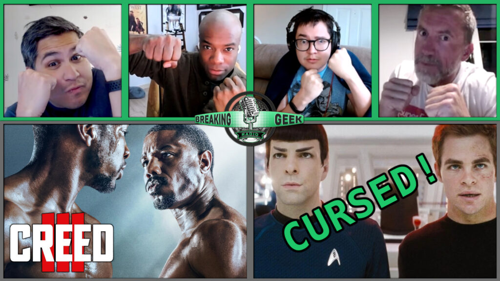 LRM_Exclusive's tweet photo. Creed III Review: Creed-Verse Rising &amp; Star Trek’s Curse | BGRtP #breakinggeekradio #featured #film #news #podcast #startrek #breakinggeekradiothepodcast #creediii #startrek4 #startrekdiscovery https://t.co/MrlDlN1J78 https://t.co/o71hhveQ3p