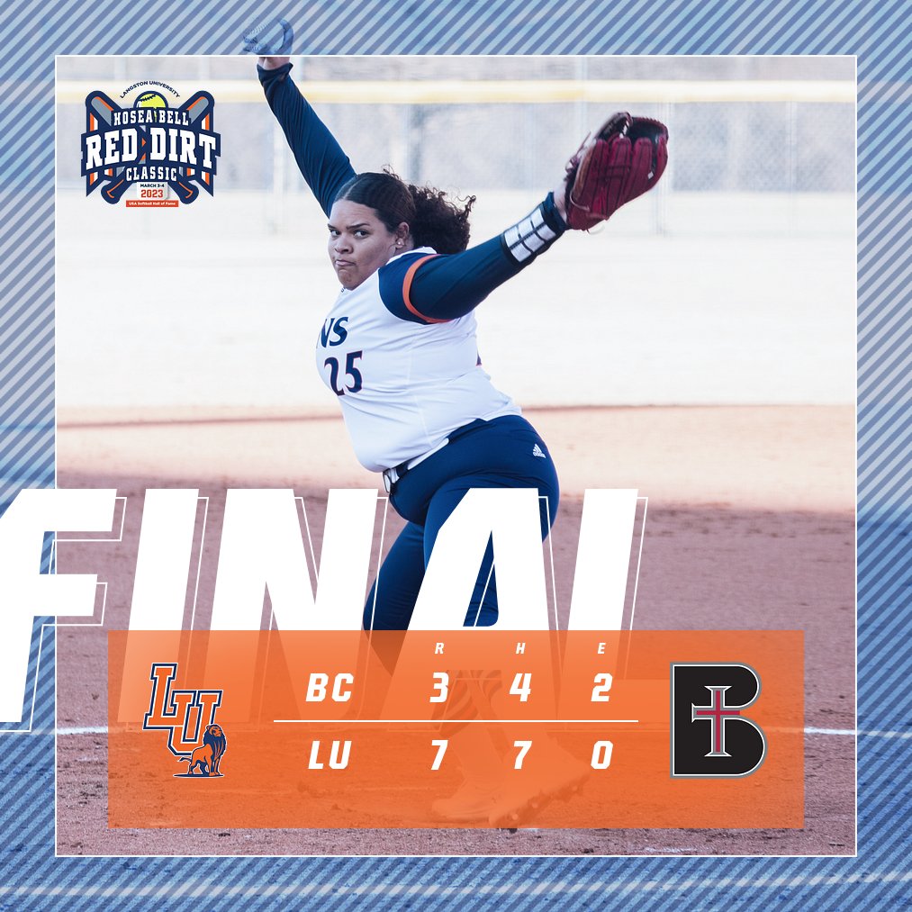 LangstonSports's tweet image. #LUSB picks up W in Game 1 ... #LUSB returns to the mound tonight at 7 pm vs Hastings 

#goLions #FeartheRoar