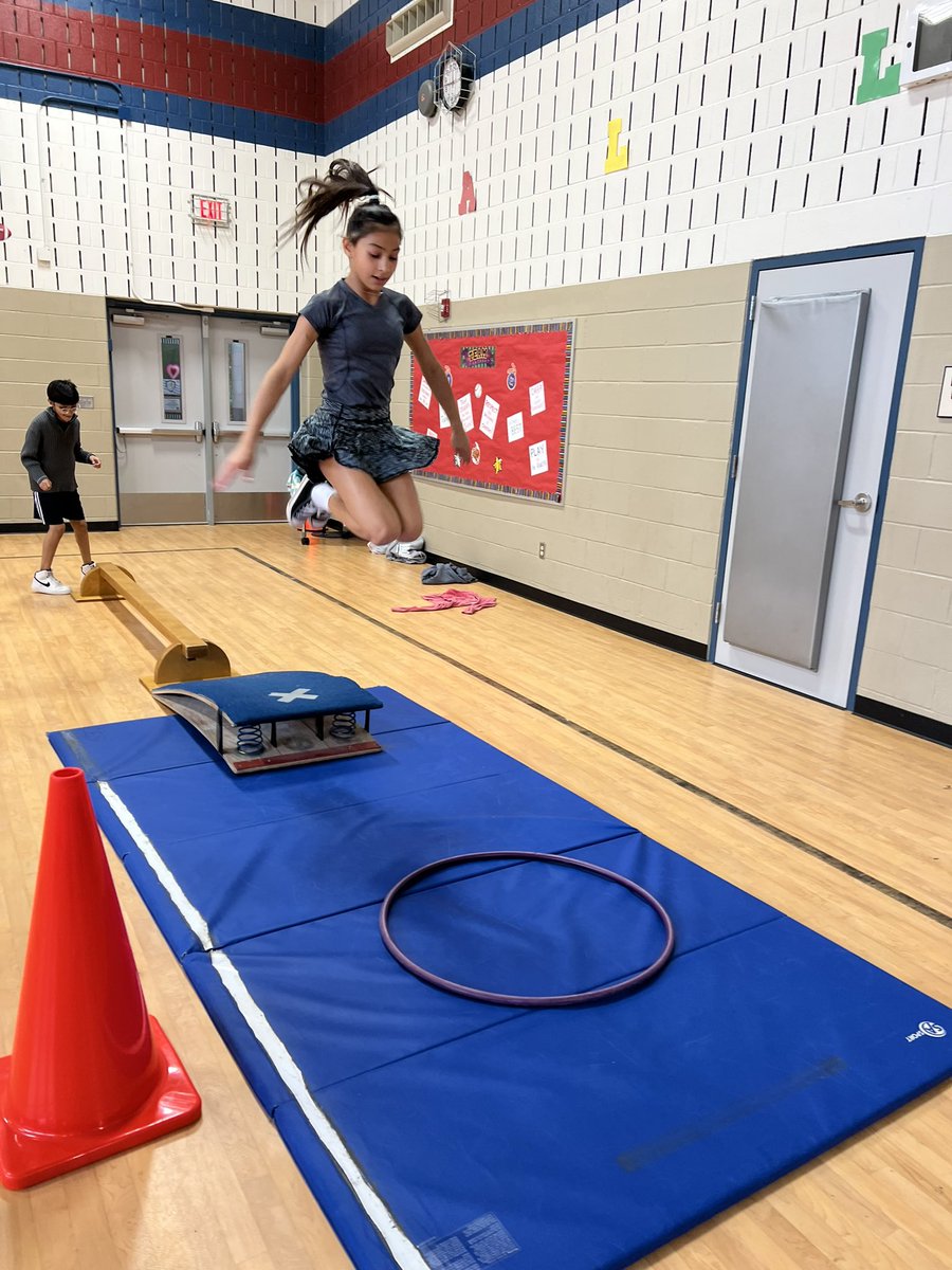 We had a blast having the gymnastics equipment visit our school this week! <a href="/GESStars/">Grapevine Elementary</a>
