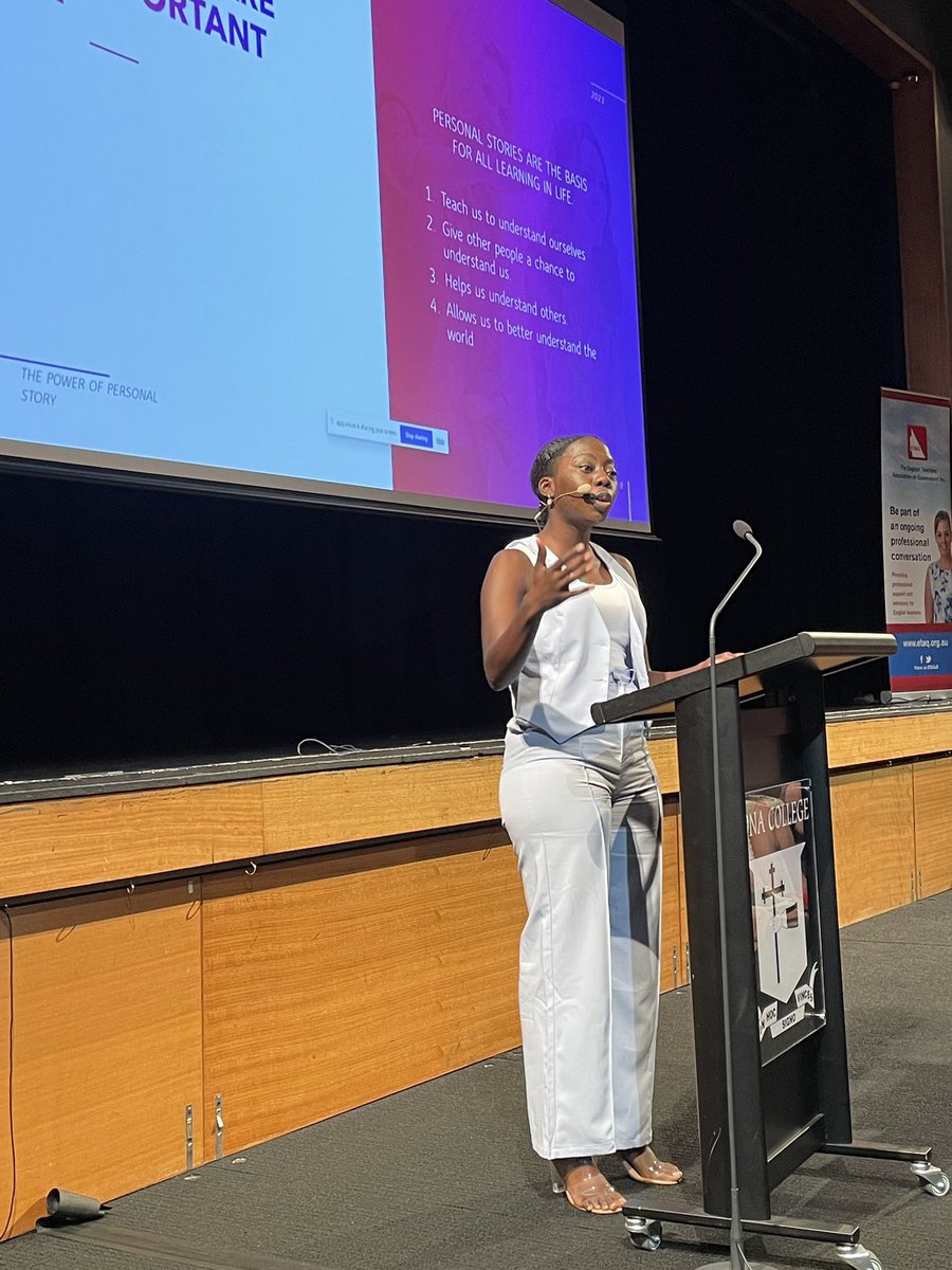 Spoken-word poet and performer Anisa Nandaula presented as keynote at ETAQ’s March Seminar this morning. She shared her love of poetry, her experience growing up in Australia and the importance of sharing personal stories in understanding ourselves and the world.