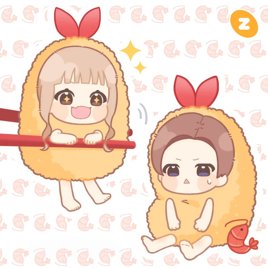 zepeto_jp's tweet photo. #エビフライの呪い 🍤💥 

ついにノアとミリも
エビフライの呪いにかかっちまった🥺🦐

みんなのためにフリー素材配るよー！
いいねとRTは必須💖
🔗ダウンロードリンク👉 https://t.co/xESEgvXnC8 
⚠️ダウンロードは3/12まで！

#ZEPETO #ゼペット #ゼペット民 https://t.co/fM8Ivg9ZsJ