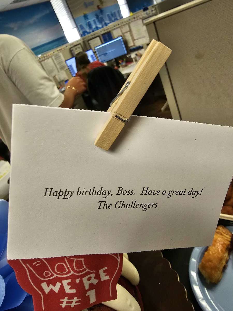 Birthday surprise 🎉  Thankful for all the birthday wishes and for being able to lead such an amazing group of people, #TeamChallengers  🎂⚽️ #lifeatatt #miamimss