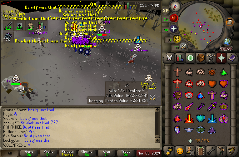 OSRS_VR's tweet photo. BC &amp; TK + Affiliates Cleared with Yet another No-Show from REV/DF/Vit.  150M+ PKED in a few hours by Violent Resolution 💥 The #1 OSRS PKing Clan - https://t.co/6dtK9ltXtw 💰 https://t.co/FKzk3gqmap