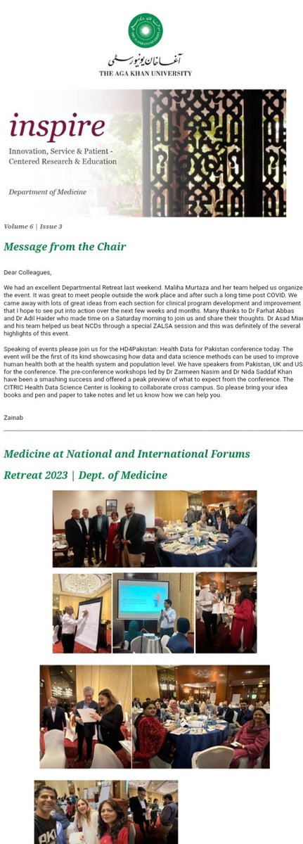 amian74's tweet photo. When the department of medicine @AKUGlobal newsletter mentions your @CCITForum initiative #ZALSA wellness, then reason to celebrate! Thanks Dr Zainab Samad! #zumbaSalsa #fitness #NCDs #burnoutprevention #heartbeats #brainhealth
@AdilHaiderMD @TazeenSaeedAli @DeanFASPK https://t.co/WDEohMyrB4