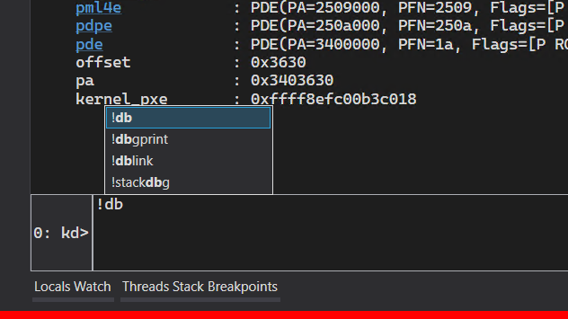windbgtips (@windbgtips) on Twitter photo #WinDbg tip: edit %LOCALAPPDATA%\DBG\DbgX.xml and change CommandWindowExperimental -> CommandIntellisense2 from false to true, and get a nice helper menu when typing your command in #WinDbgX #WinDbg tip: edit %LOCALAPPDATA%\DBG\DbgX.xml and change CommandWindowExperimental -> CommandIntellisense2 from false to true, and get a nice helper menu when typing your command in #WinDbgX