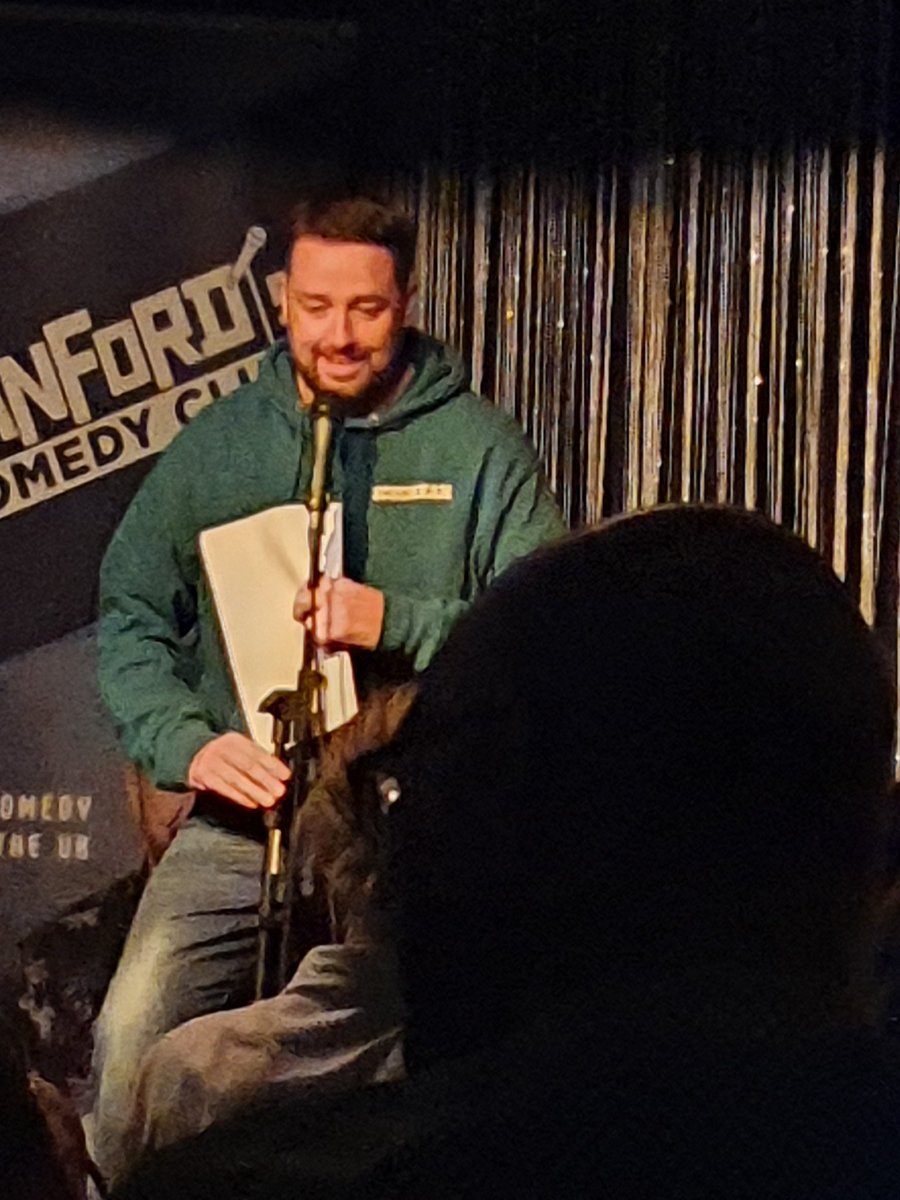 simontheref's tweet image. Comedy club night in Cheadle and guess who rocks up!  @JasonManford thanks for a great night and dealing with the nobhead heckler !