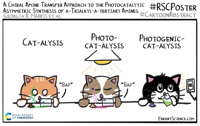 PRX_Energy's tweet photo. ...and honorable mention for #CartoonAbstract by @ErrantScience for @GeorgiaRitzema's poster.

We'd be over the moon if you #CartoonAbstract one of @PRX_Energy's papers 😺

Cartoon: https://t.co/VdU1JfqNLS
Poster: https://t.co/girIGruUw6 @Gaunt_Group #RSCPoster #Photocatalysis https://t.co/zRVbzVyukx