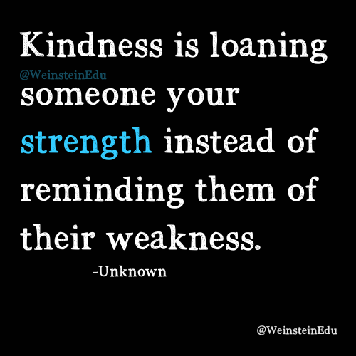 WeinsteinEdu's tweet photo. Kindness counts! 🧡 https://t.co/46nXUnwo76