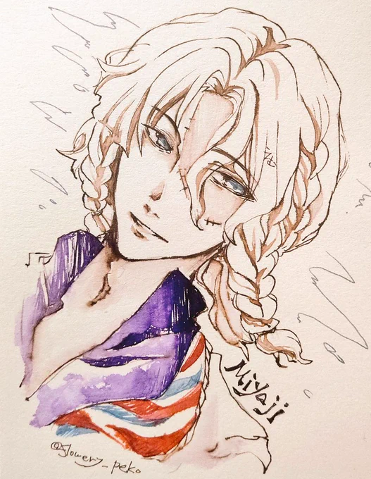 続々・ガラスペンでお絵描き.* 年季の入ったDr.Martensの出番 