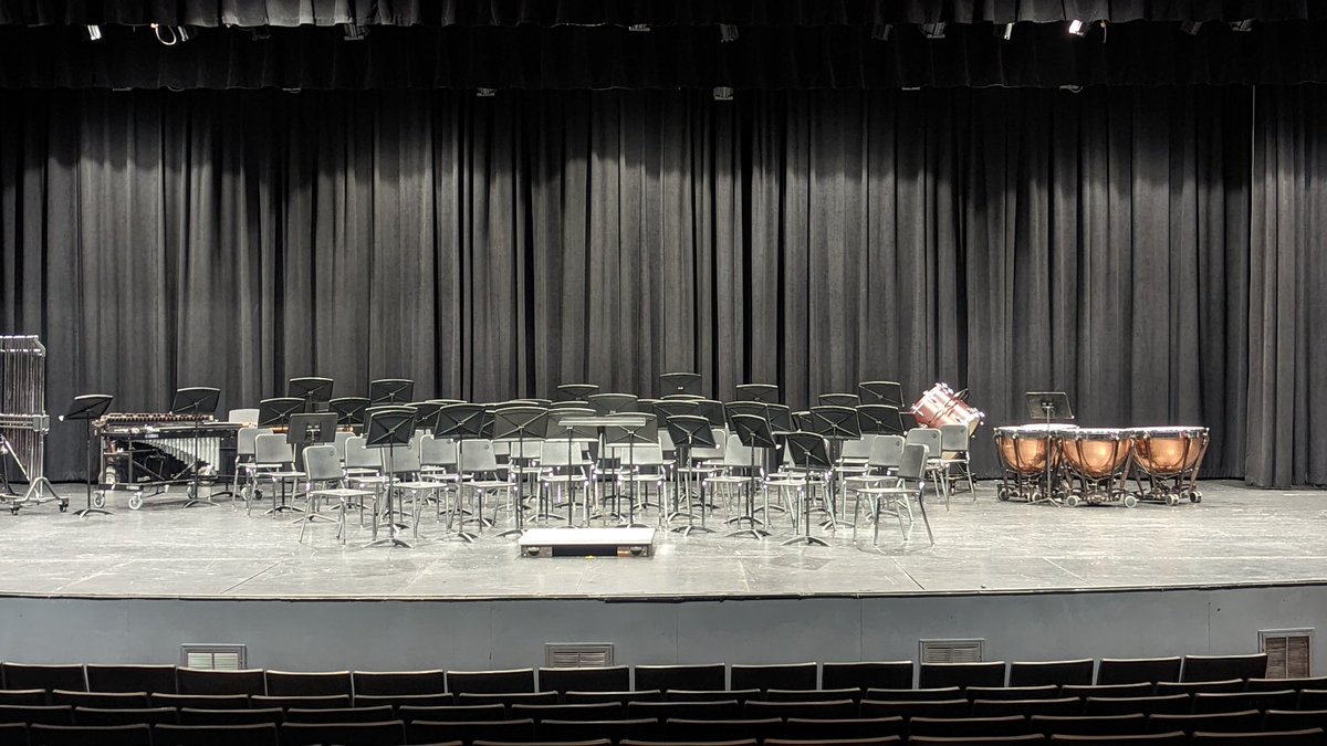 Today is Day 1 of the OMEA Band Contest at Thomas Worthington. Symphonic Band goes on stage at 7:40 #WeAreTW #bandfam #GoCards