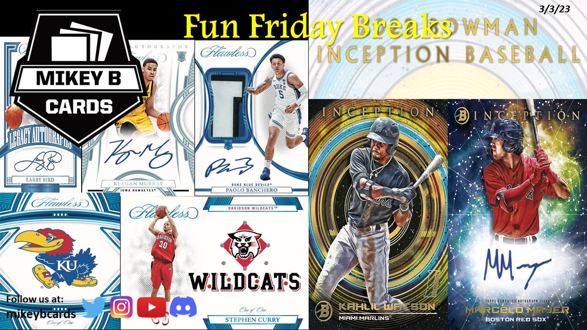 mikeyBcards's tweet photo. WE ARE BACK!!! New Livestream link below!!

https://t.co/Lc21B8nrZP https://t.co/vxpbF9T5tj