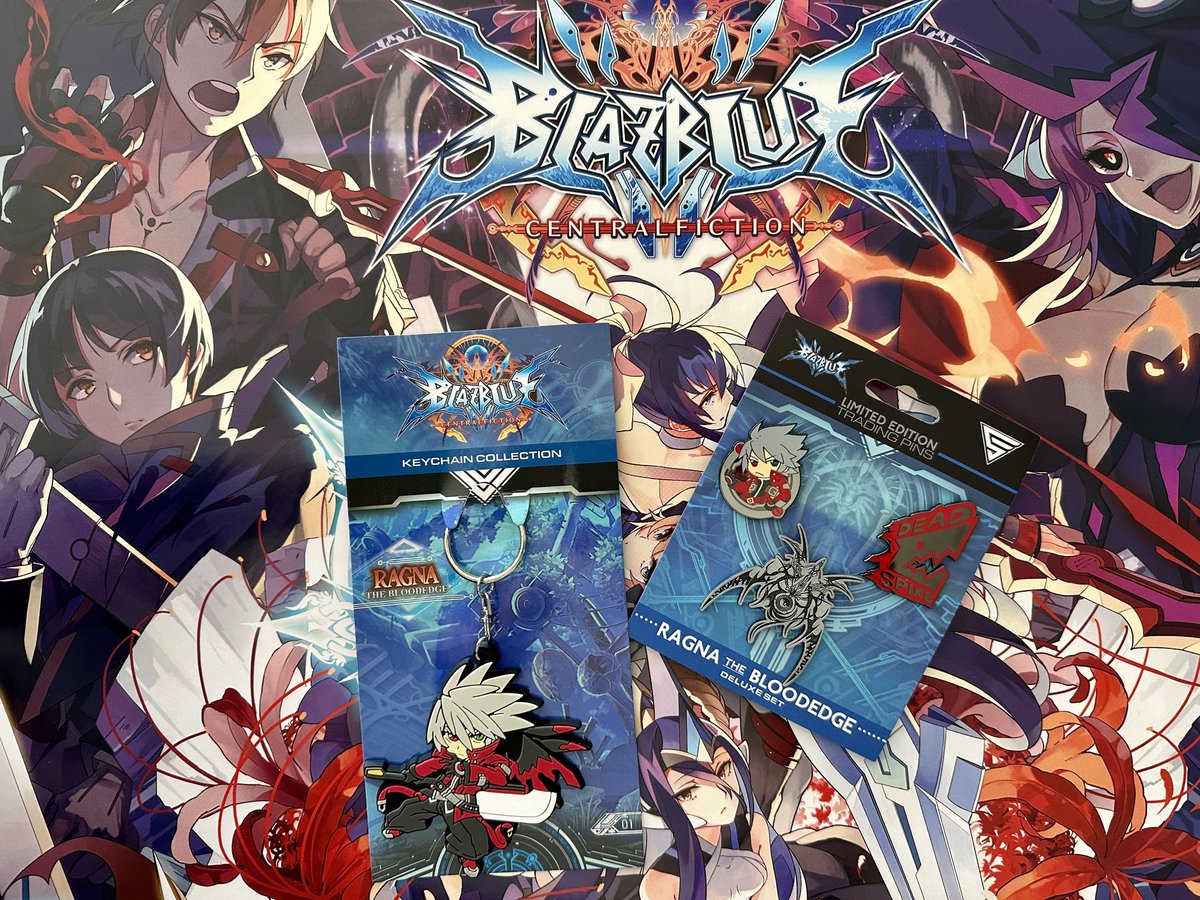 EightySixed's tweet photo. GIVEAWAY TIME - We're celebrating Ragna's birthday today by giving away the biggest bounty in history! RT and follow both @EightySixed and @ArcSystemWorksU for a chance to win our new Ragna keychain, the Ragna Pin Set AND our Central Fiction Poster! 😮 https://t.co/lls2s5CJHL https://t.co/7ZkdTqsiz6