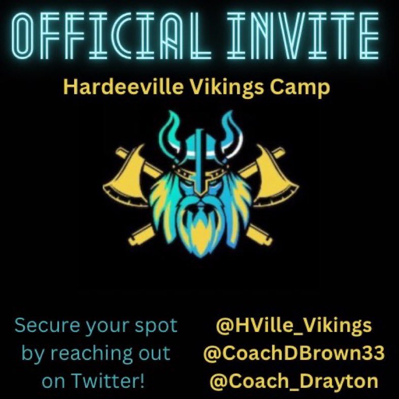 Thank you for the invite @HVille_Vikings