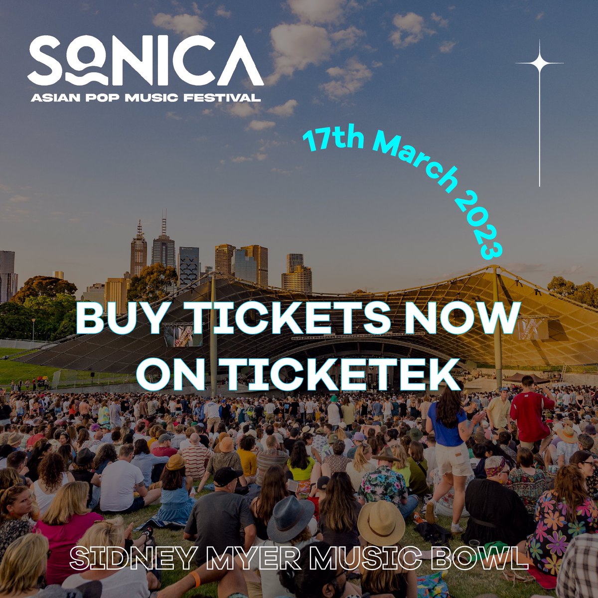 #SONICA is fast approaching and we’re so excited to have Sidney Myer Music Bowl as our venue 🤩

Having witnessed many amazing events, we're proud to be bringing you together in such an iconic location

#sonicamusicfestival #melbourneevents #AsianPop #Kpop #MelbourneFestivals