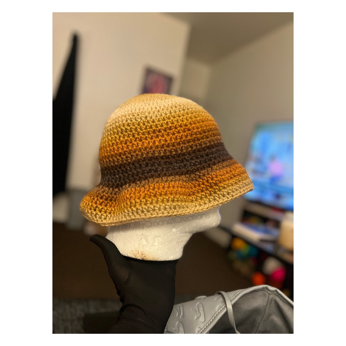 MillzCrochet's tweet photo. AND ANOTHER ONE 🤎🥮🤭 BUCKET HAT

Available online https://t.co/li14U9o7GY https://t.co/wr8VKCuf1M
