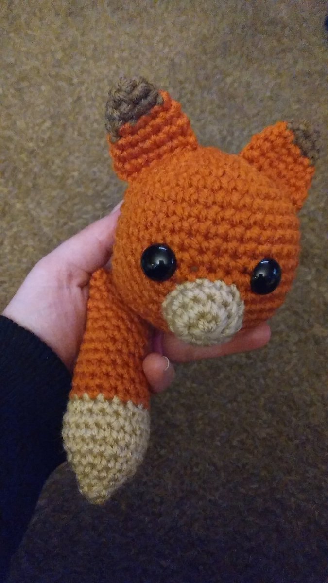 Back_Country17's tweet image. Started a new little buddy today!
#foxplushy #crochet #Amigurumi