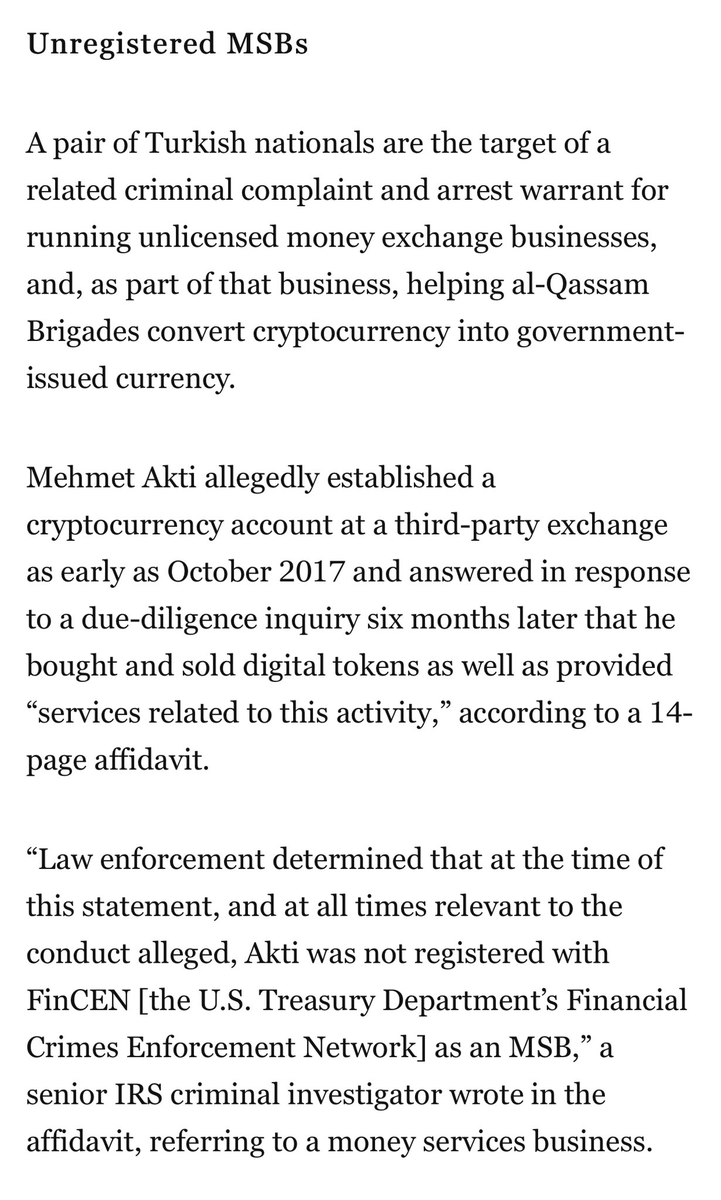 Bitfinexed's tweet photo. In 2021, Bitcoin Liar, er, Bitcoin Lawyer, Stuart Hoegner, bragged about how Tether was being used in Turkey.
It was a Turkish money laundering network used by US designated terrorists.
Tether is for US designated terrorists, I guess? Not fat cats? https://t.co/Fcxt0QqWSv