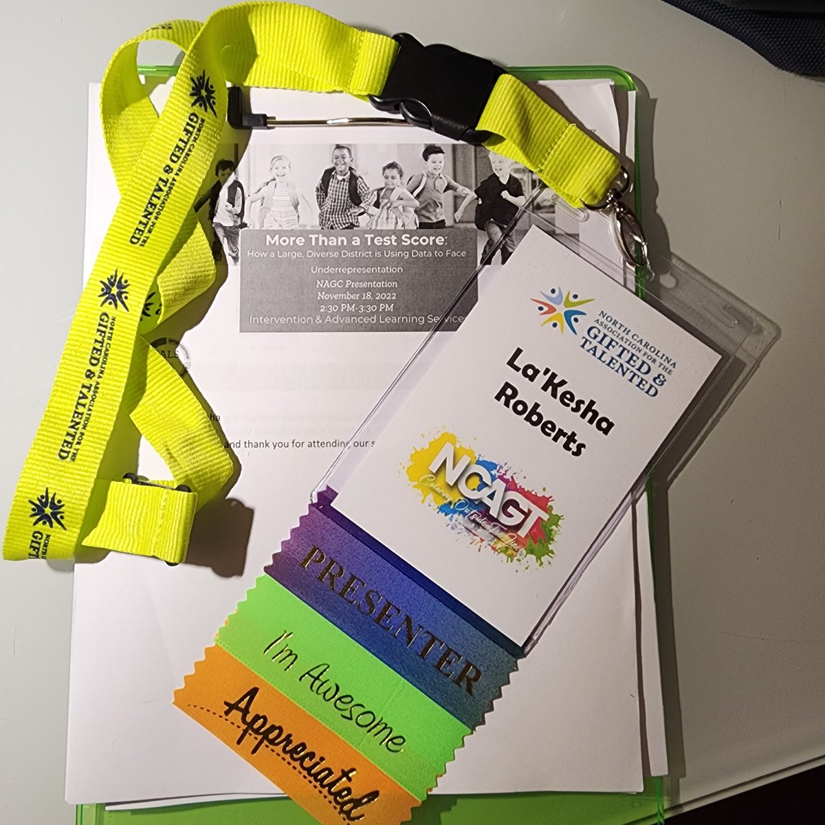 LaKeshaSRoberts's tweet image. Our extraordinary team presented at the NCAGT conference, Im so proud @DeneteraCobb @Andria_WCPSSAIG  @missy_wakectaig  @CRice_psych @WCPSS_IALS #RefocusRegroupRefine #NCGIFTED