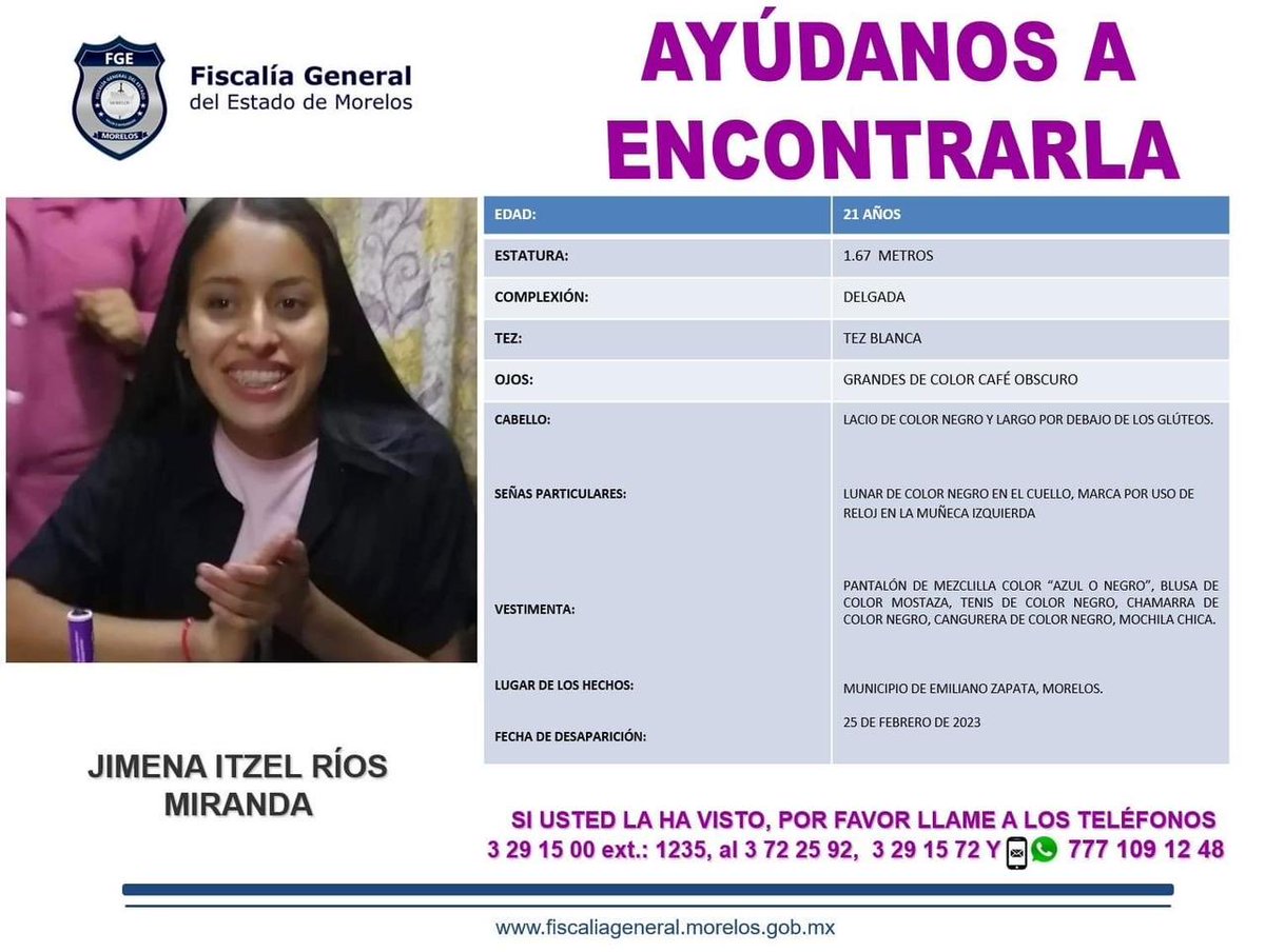 #HastaEncontrarla #EZapata #Morelos 🛑👇🏽