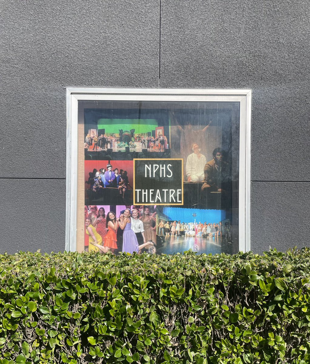 Very very excited to have filled a theatre void… Quite literally! Thank you <a href="/cvusdprintshop/">cvusdprintshop</a> for the amazing new face for the PAC!